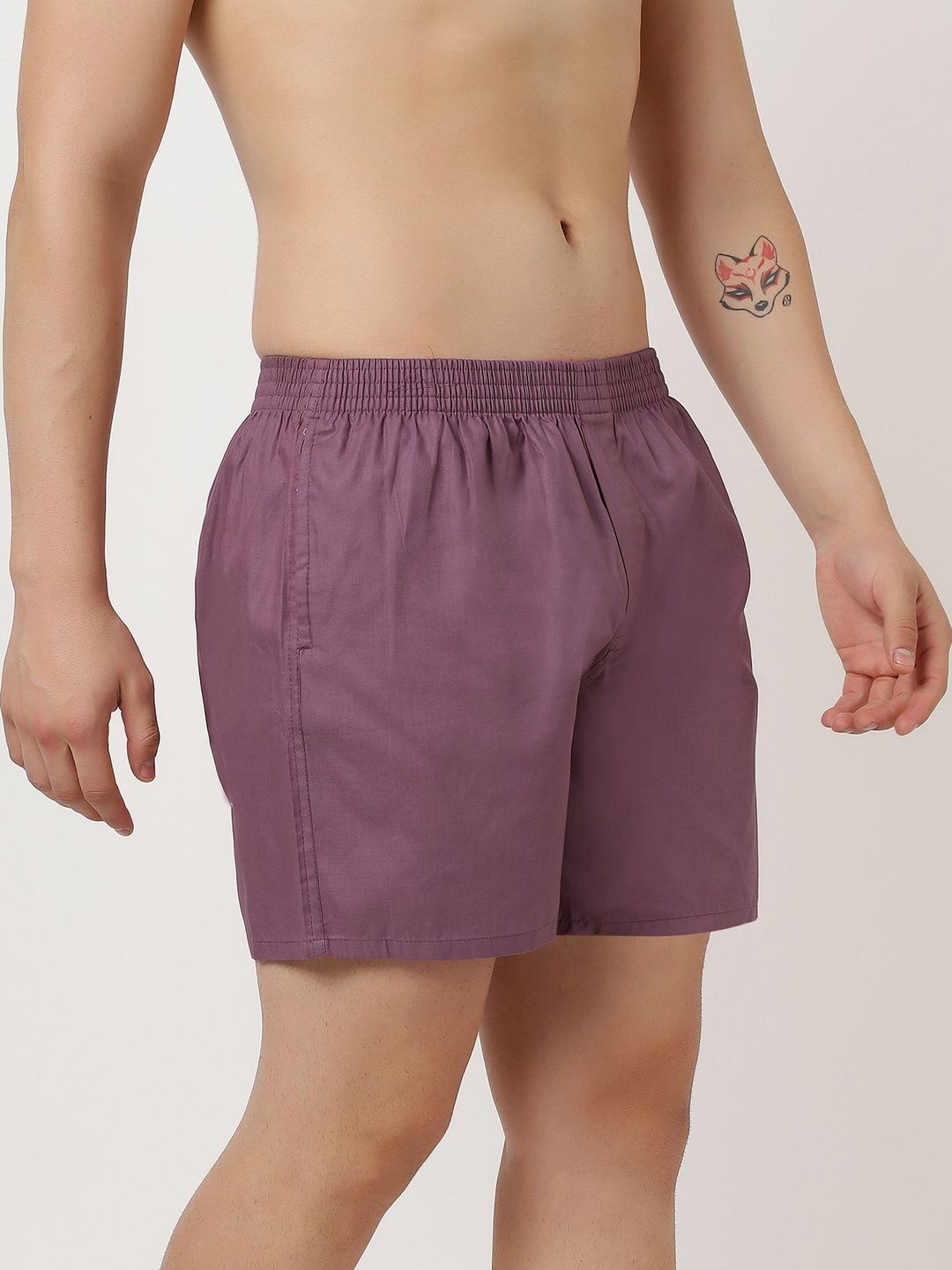 WYSE Pack Of 2 Pure Cotton Mid-Rise Boxers-picture-31