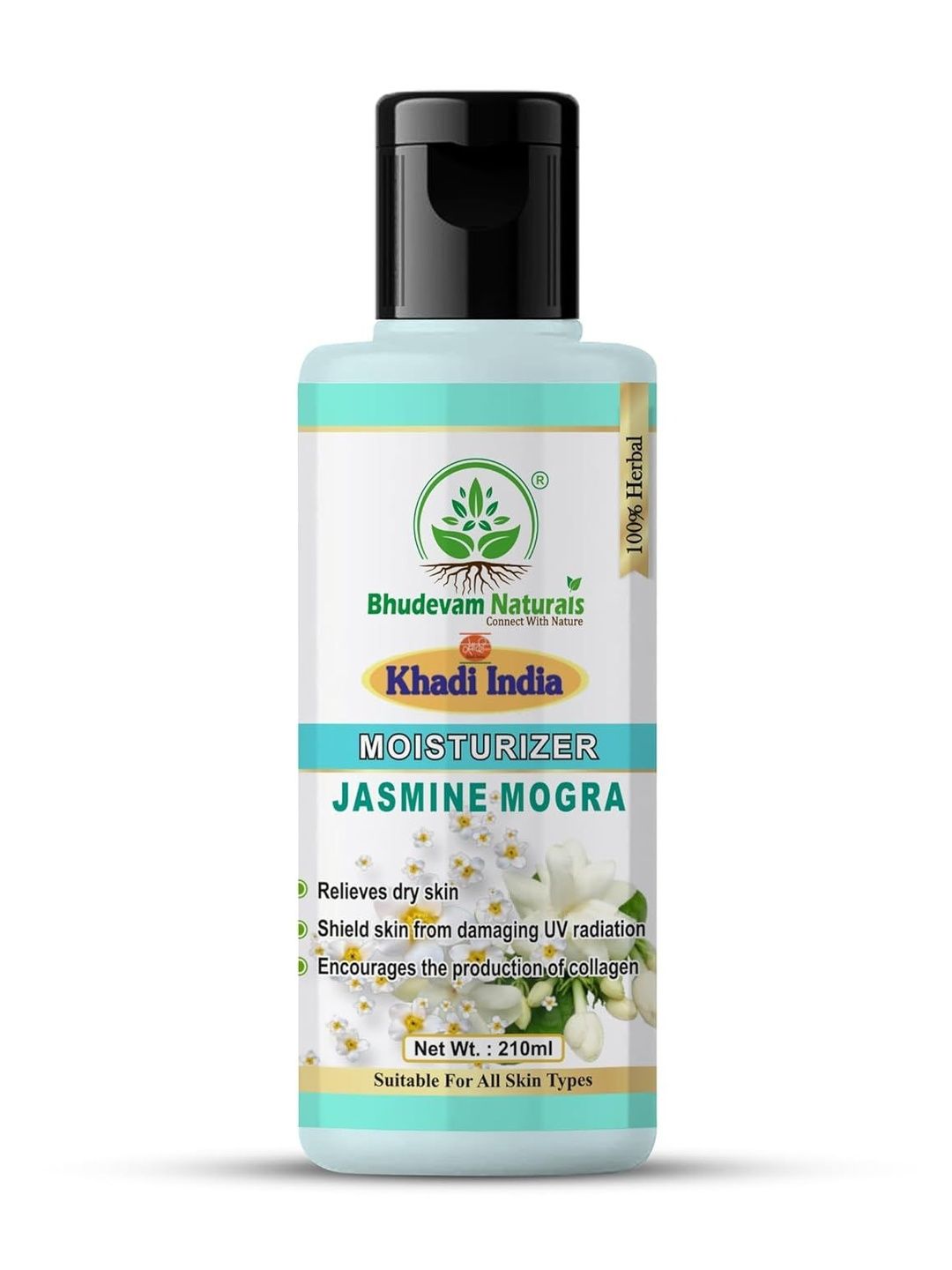 Bhudevam Naturals Khadi Jasmine & Mogra Moisturizer Lotion - 210 ml-picture-40