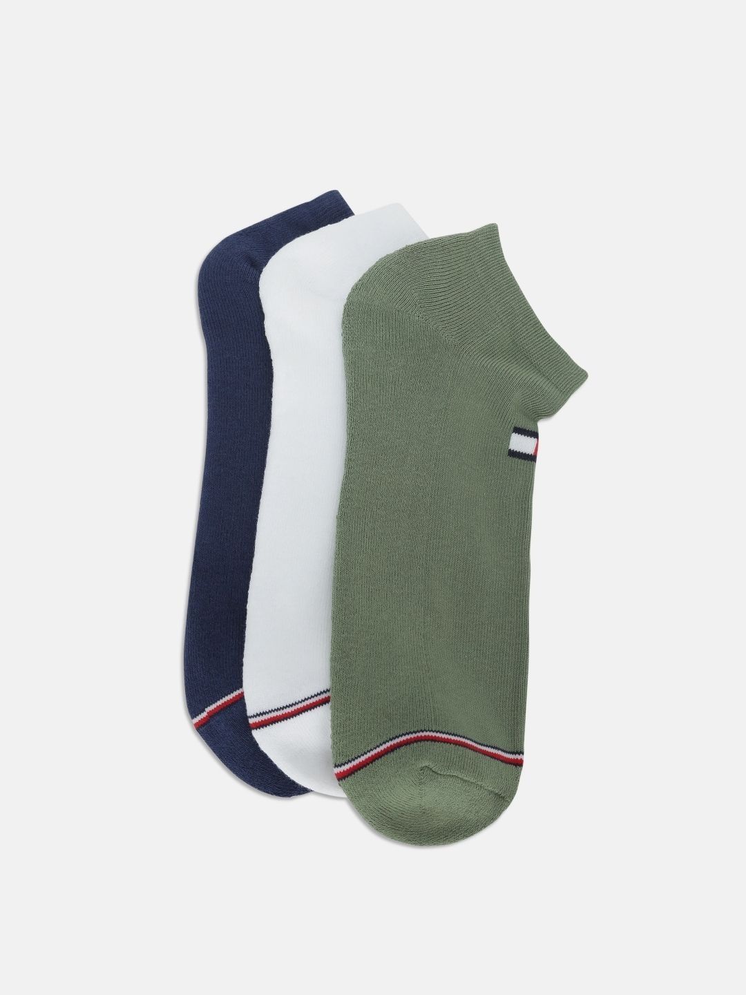 Tommy Hilfiger Men Pack Of 3 Ankle Length Socks-picture-26