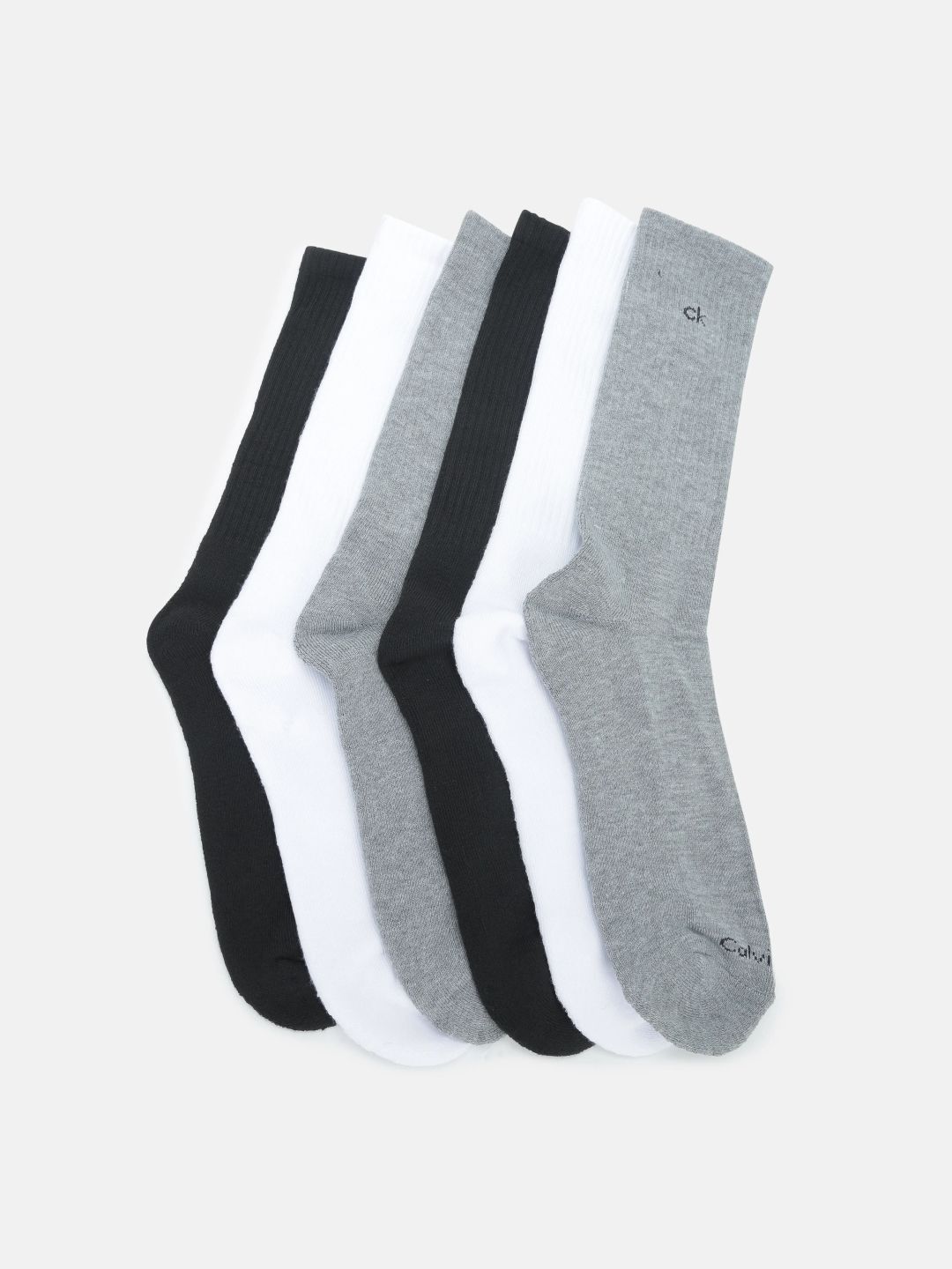 Calvin Klein Men Pack of 6 Calf Length Socks-picture-26