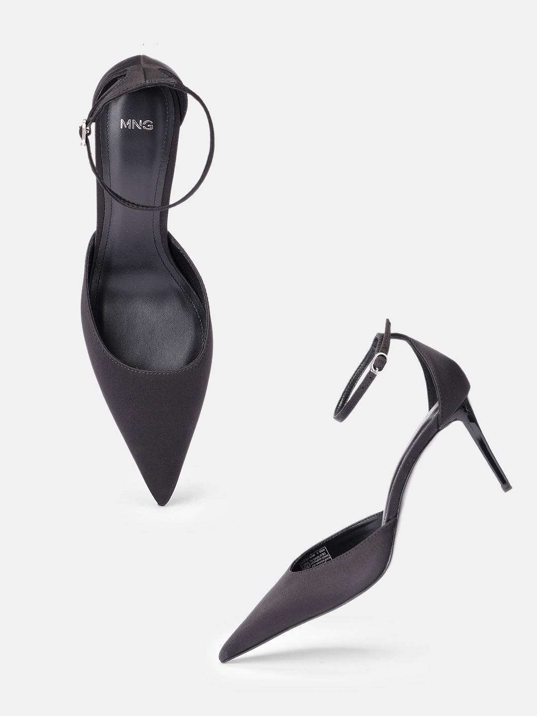 MANGO LENSIN Ankle Loop Stiletto Pumps