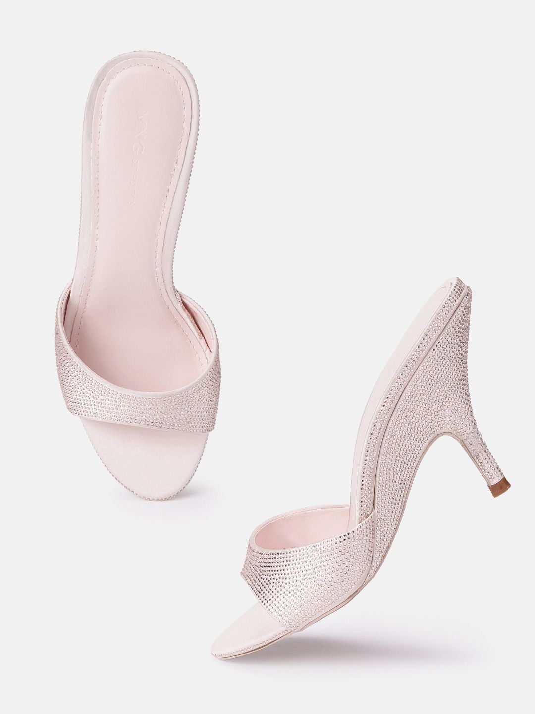 MANGO ELODIN2 Embellished Slim Heeled Sandals-image-2