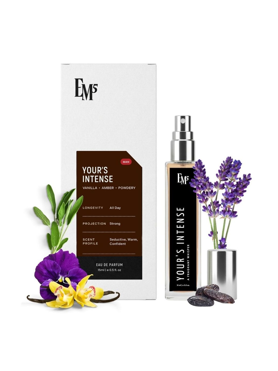 EM5 Yours Intense Long Lasting Eau De Parfum - 15ml-picture-46
