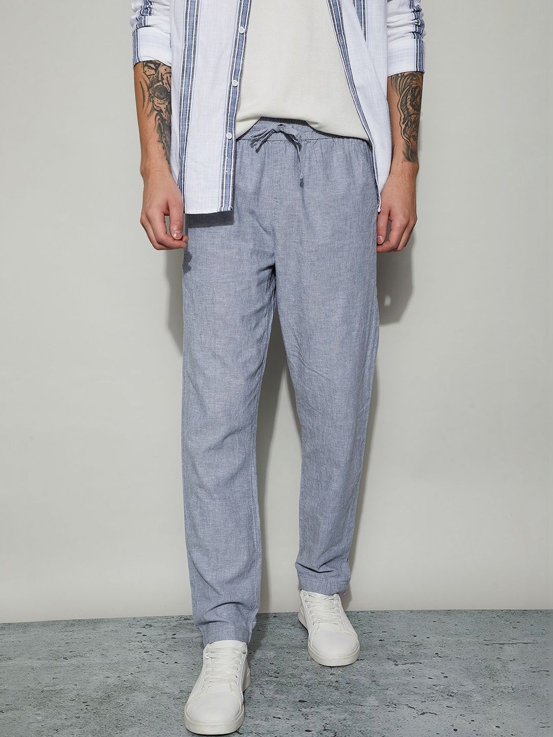 Fame Forever by Lifestyle Men Easy Wash Trousers-picture-22