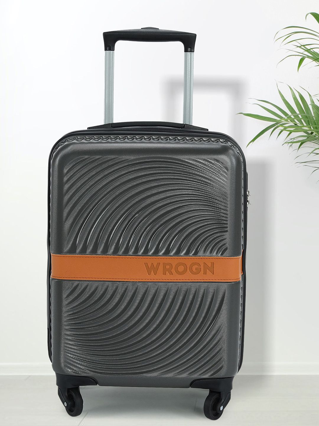 WROGN Textured Hard-Sided Cabin Trolley Bag-picture-30