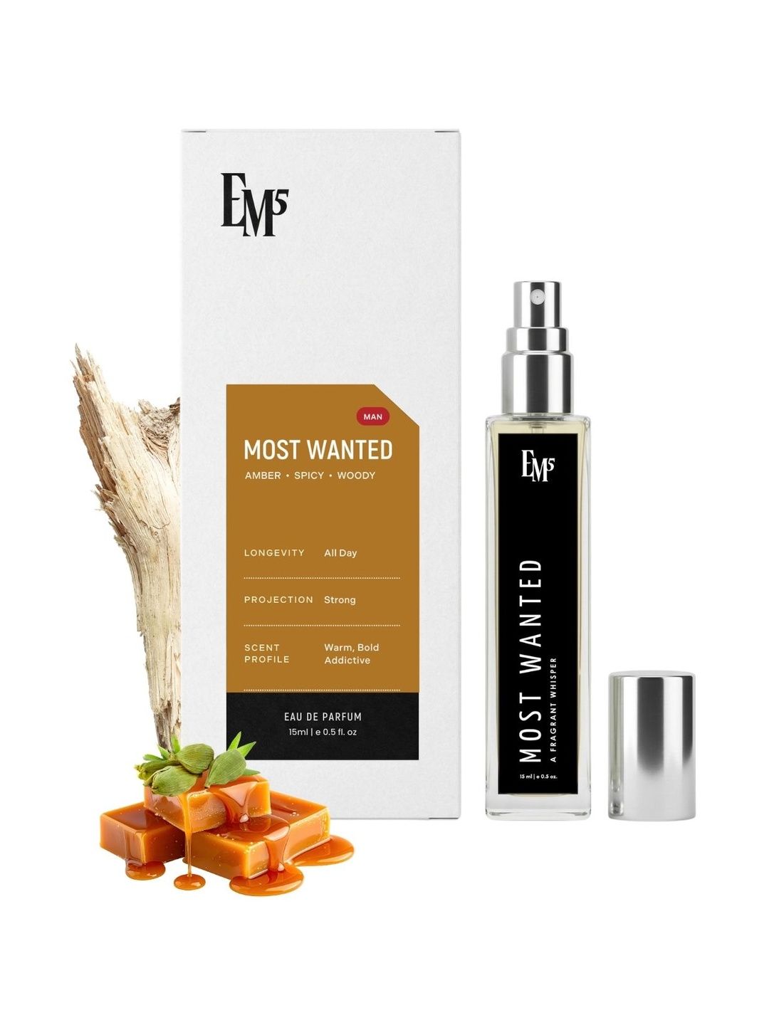 EM5 Most Wanted Long Lasting Eau De Parfum - 15ml