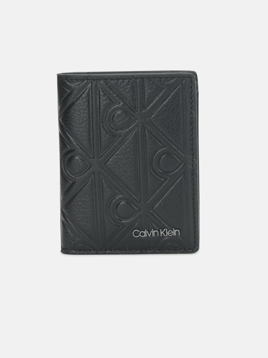 Calvin Klein Men Printed Leather Three Fold Wallet-picture-57