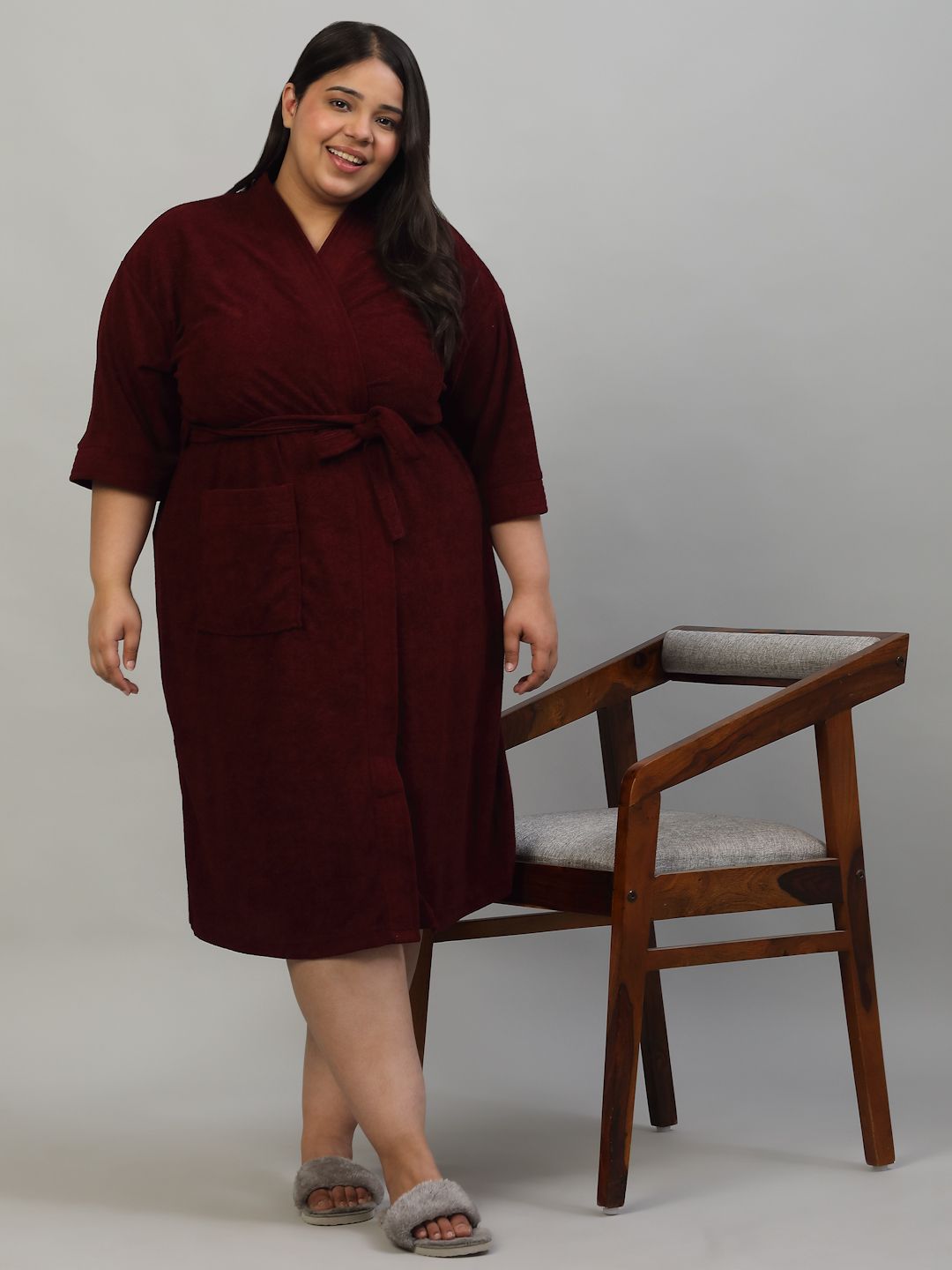 Creeva Knee Length Bath Robe and Wraps-picture-38
