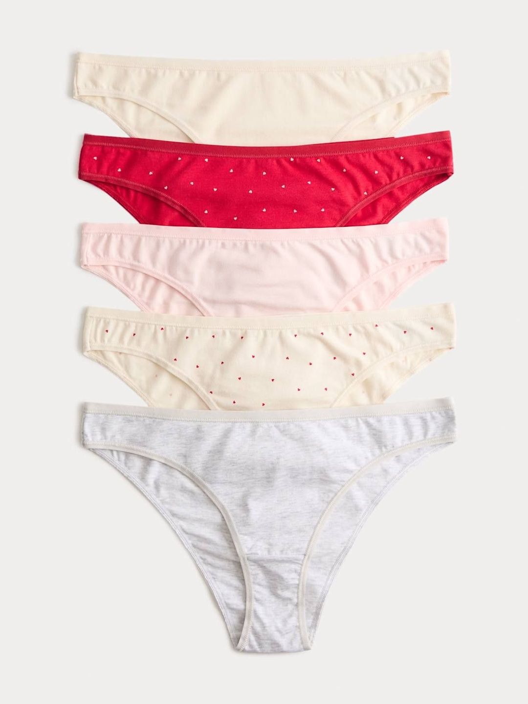 Marks & Spencer Women Pack of 5 Hipster Briefs-image-7