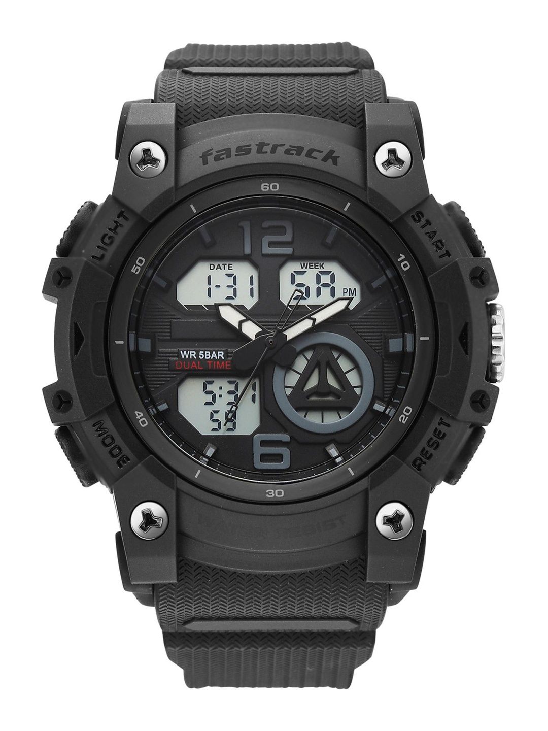 Fastrack Men StreetStyle 6.0 Analog Digital Black Dial Watch - 38133PP01W-picture-26