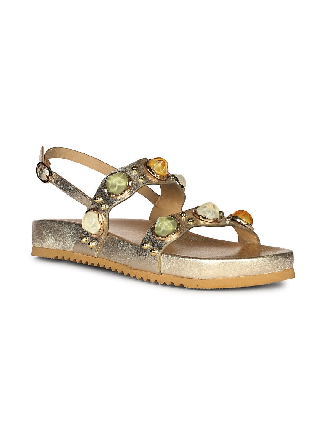Saint G Leather Platform Sandals-image-23
