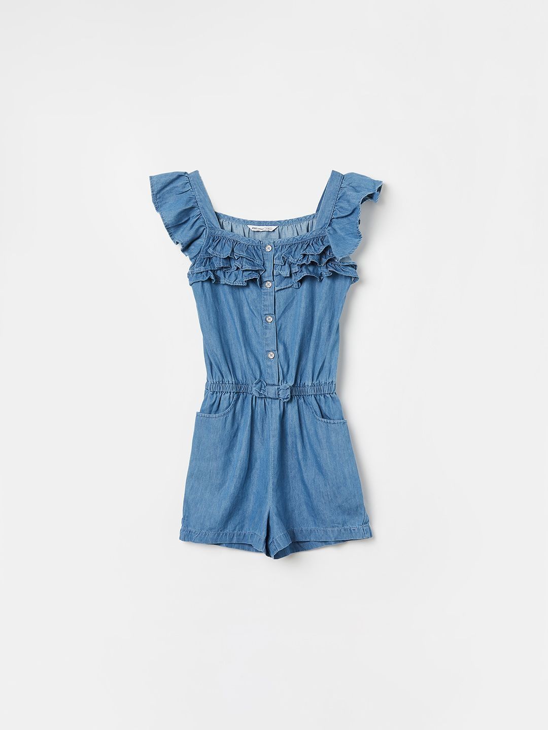 Fame Forever by Lifestyle Girls Self Design Square Neck Pure Cotton Jumpsuit-picture-38