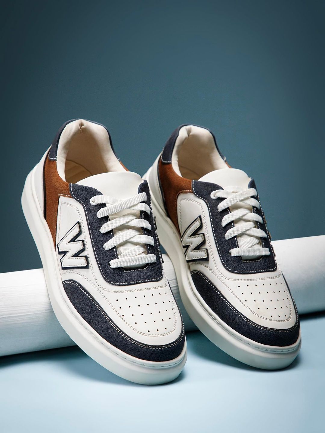 WAVE WALKER Men Colourblocked Sneakers-picture-35