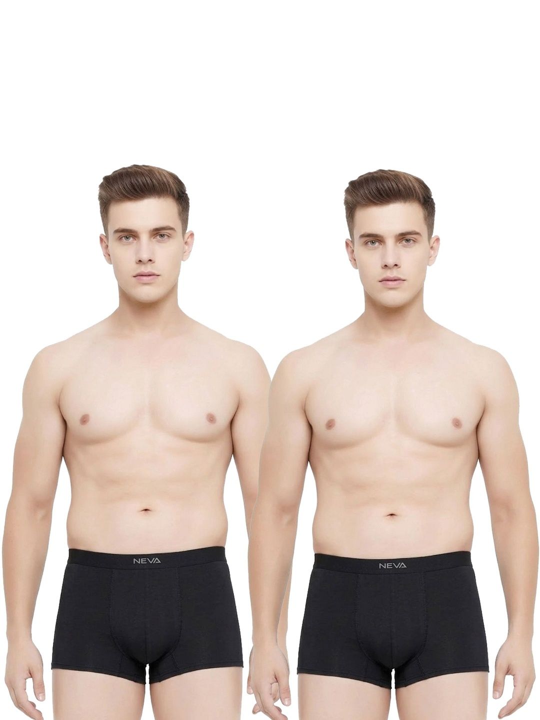 NEVA Men Pack Of 2 Bonded Micro Polyamide Elastane Ultra Short Trunk-picture-10