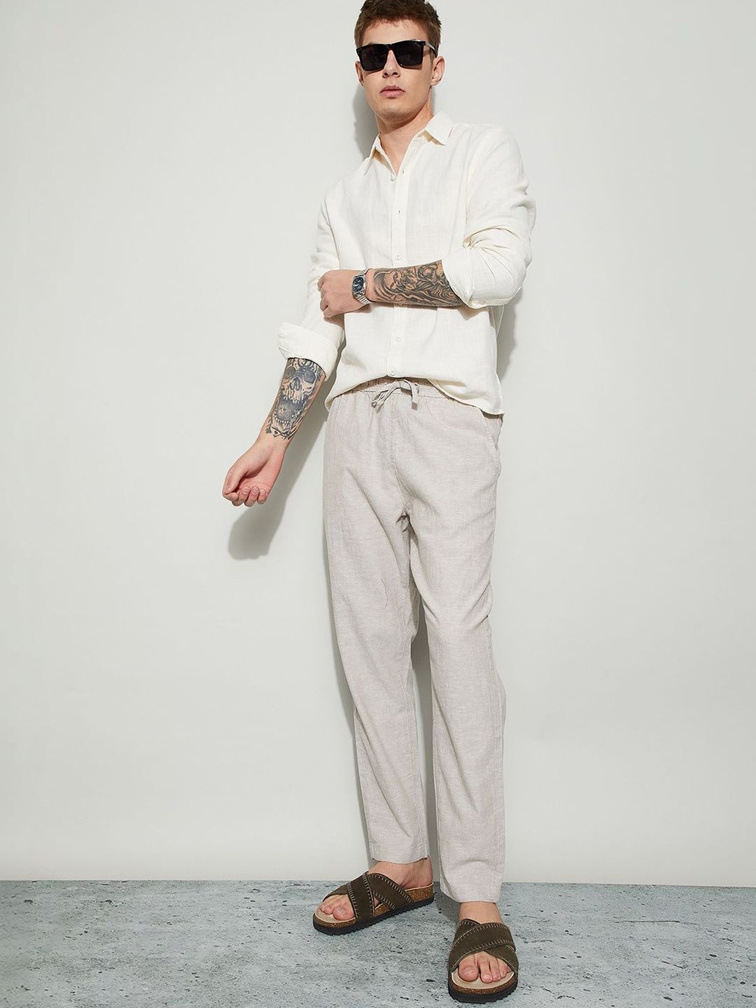 Fame Forever by Lifestyle Men Easy Wash Trousers-picture-31