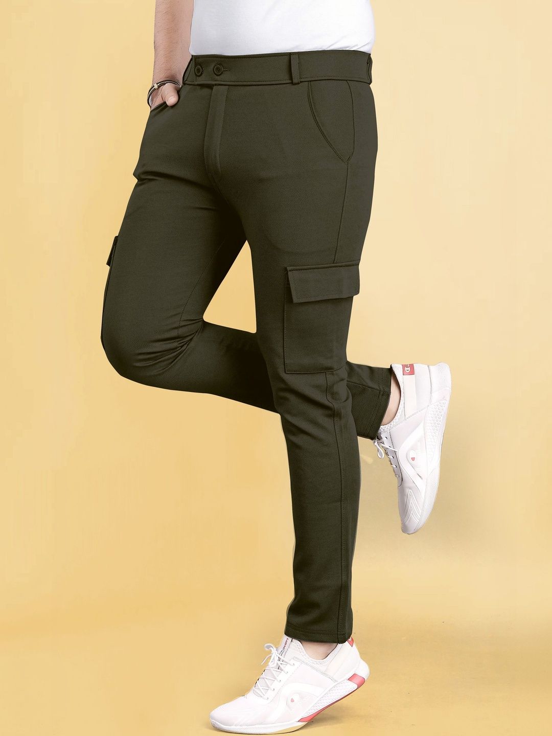 CHROVEL Men Cargos Trousers-image-40