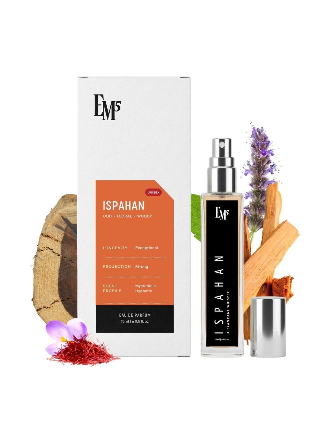 EM5 Ispahann Long Lasting Eau De Parfum - 15ml-picture-20