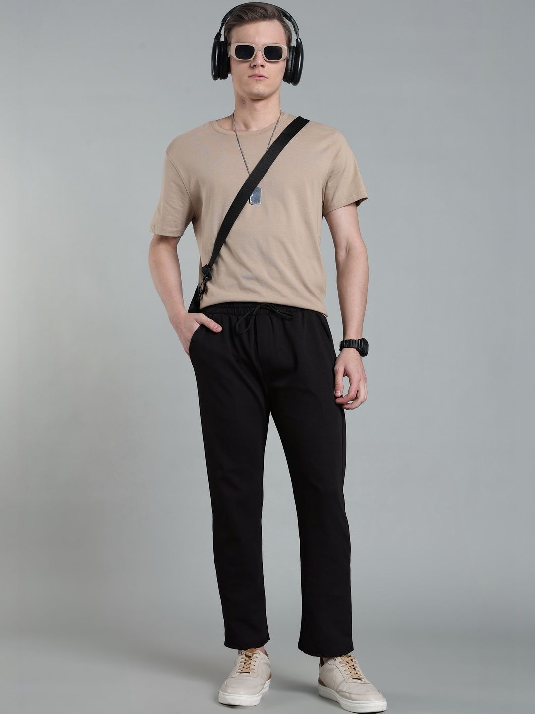 HERE&NOW Men Regular Fit Joggers-picture-35