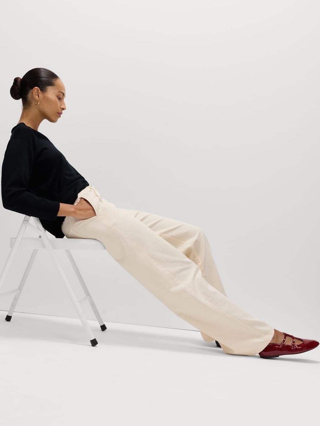 Marks & Spencer Women High-Rise Easy Wash Trousers-picture-18