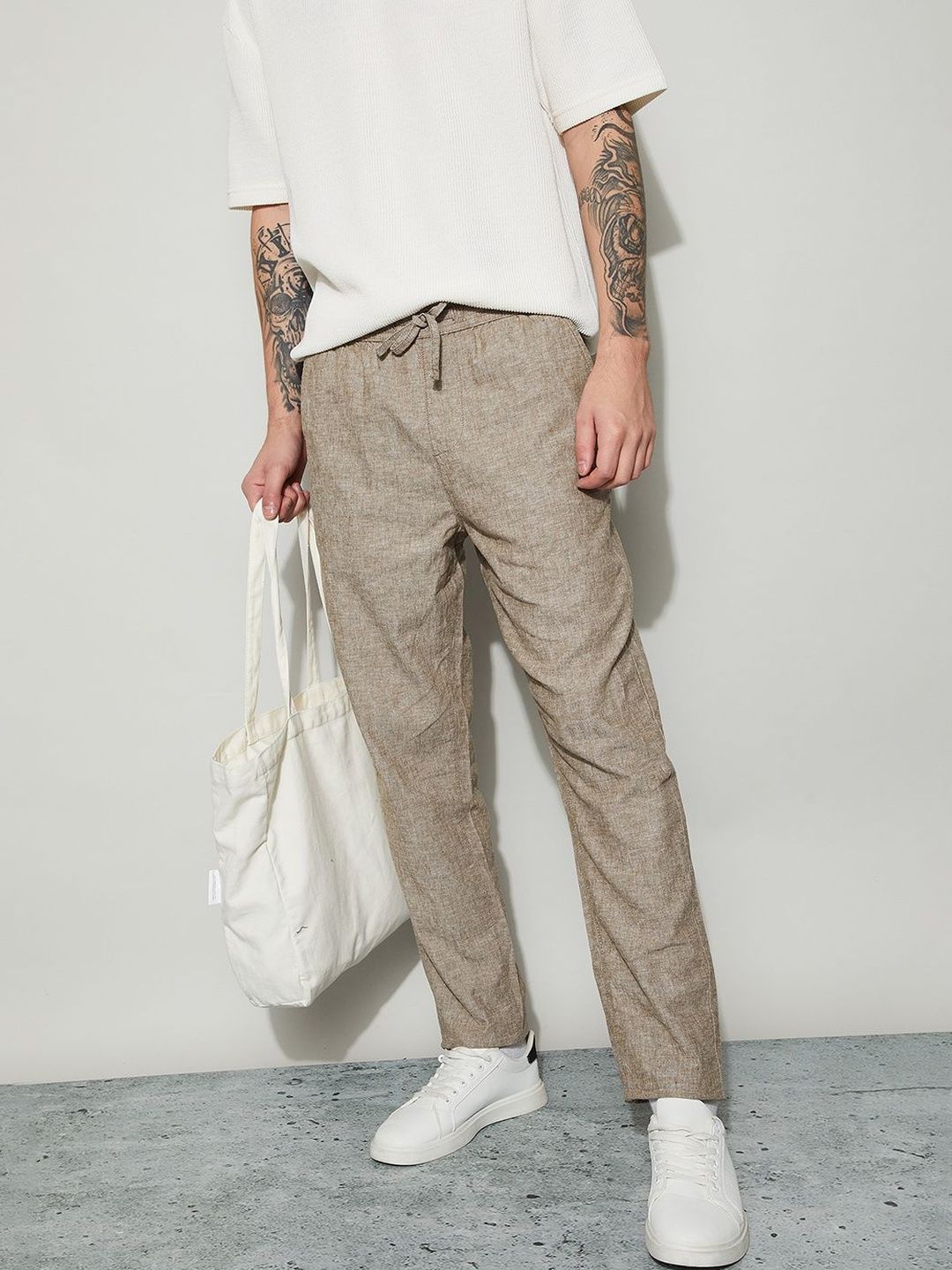 Fame Forever by Lifestyle Men Easy Wash Trousers-picture-33