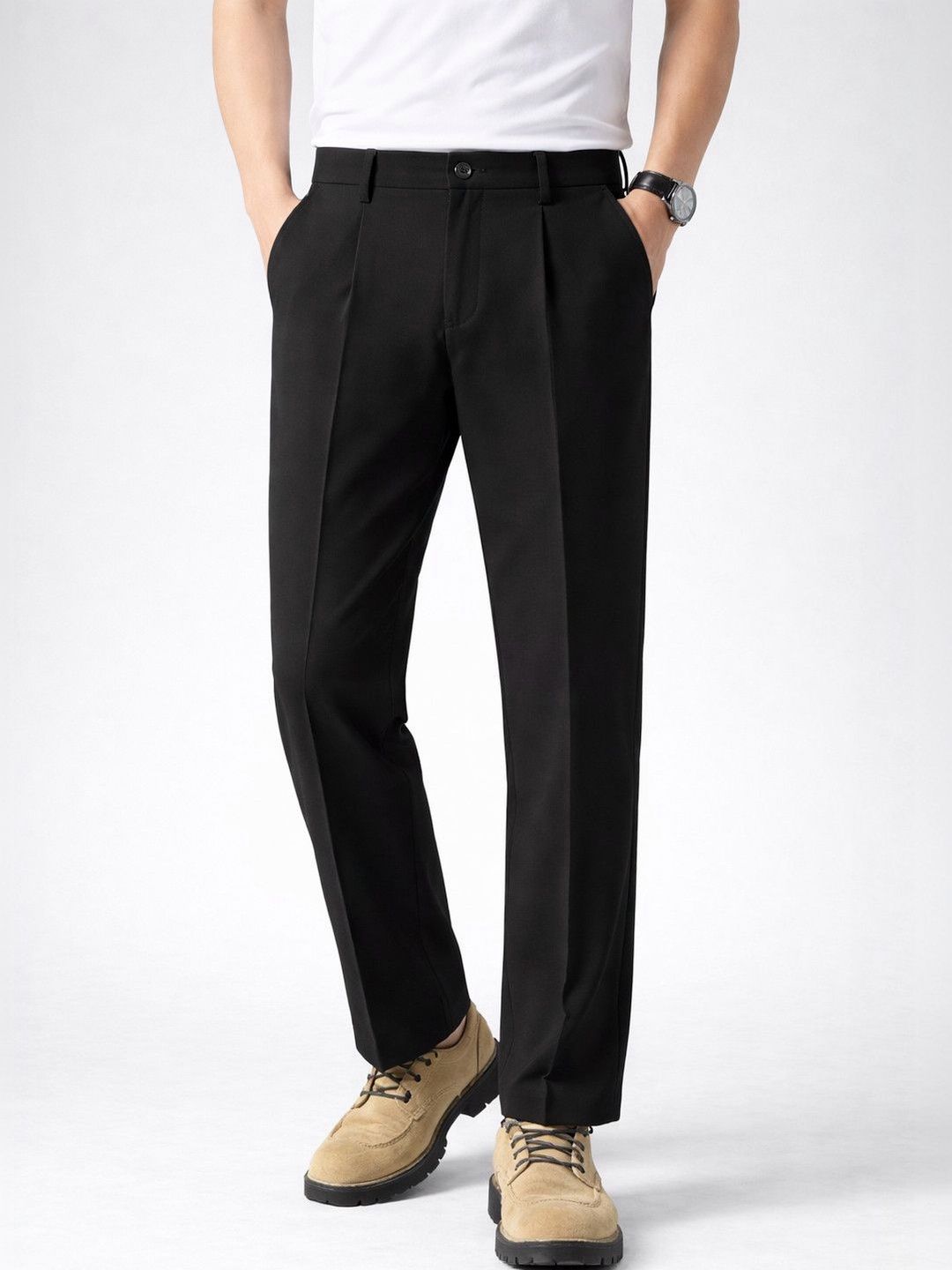 M&H Easy Men Straight Fit Trousers-picture-44