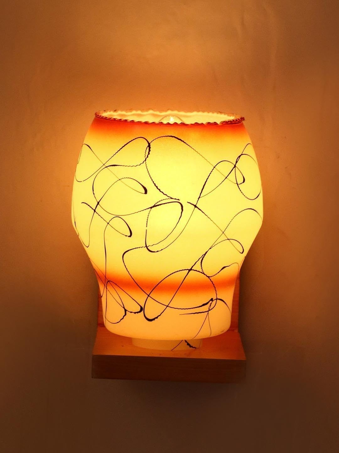 1ST TIME Multicoloured & Transparent Glass Wall Lamp-picture-24