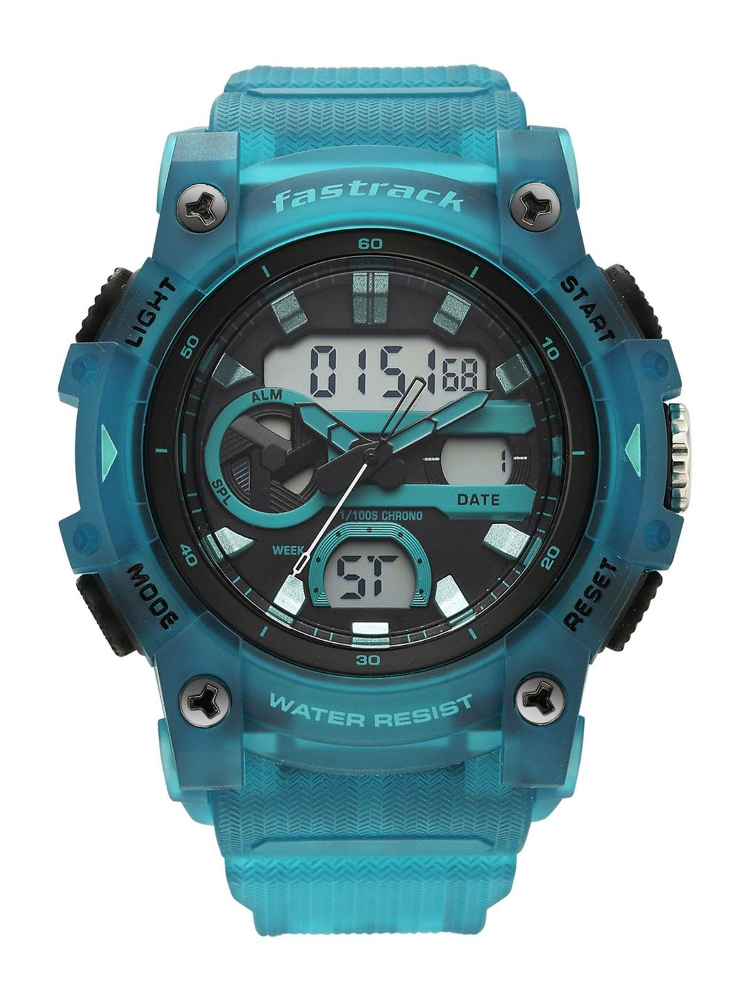 Fastrack Men StreetStyle 6.0 Analog Digital Black Dial Watch - 38134PP02W-picture-11