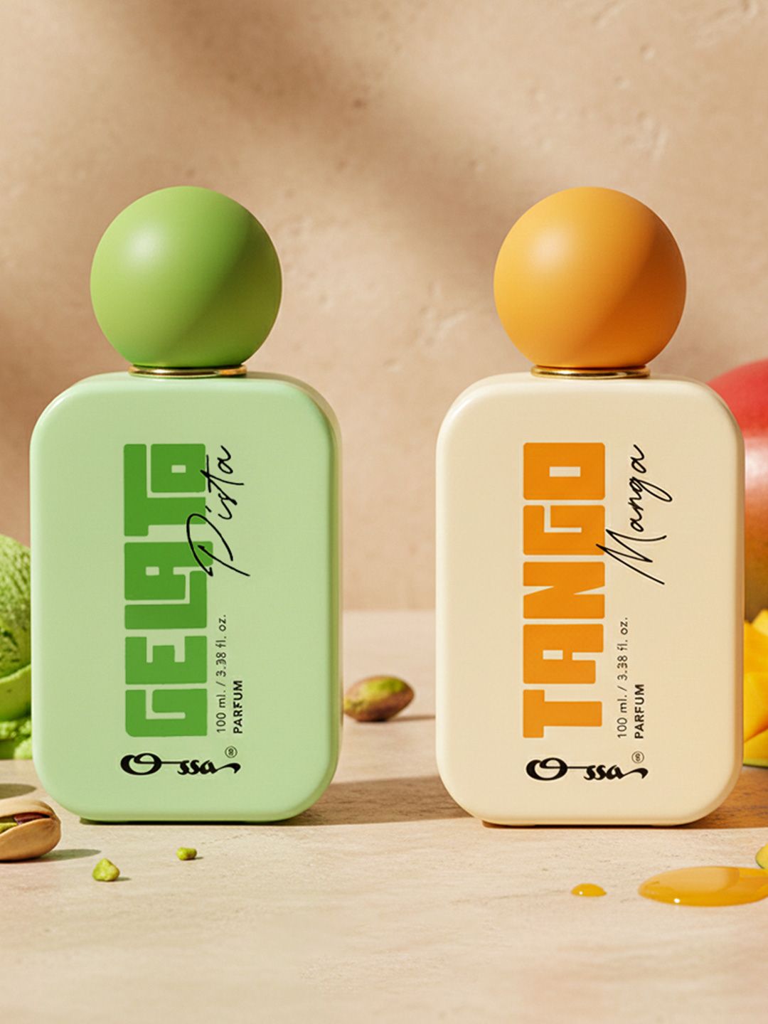 Ossa Set Of 2 Gourmand Tango Mango & Gelato Pista Parfum - 100ml Each-picture-28