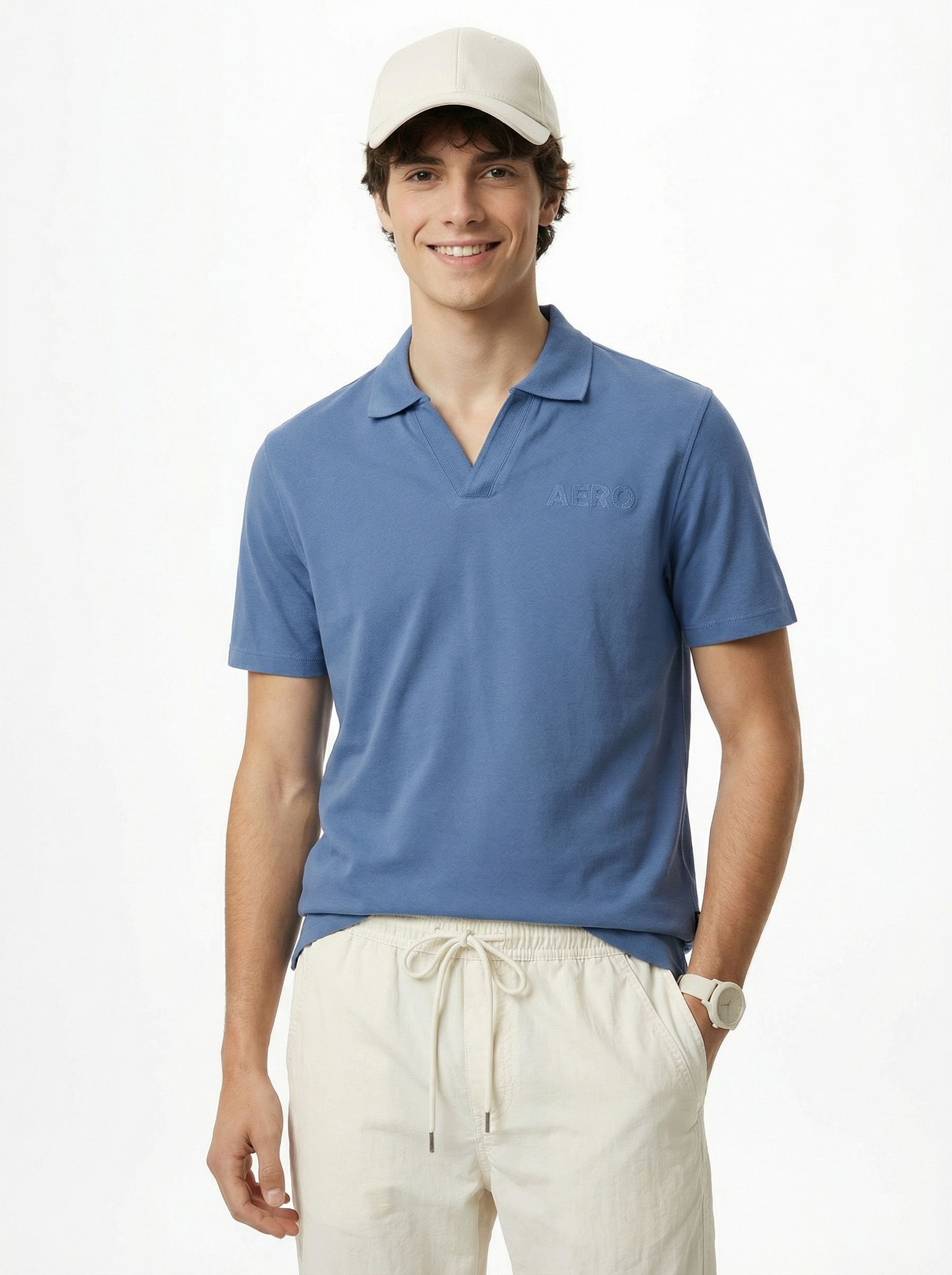 Aeropostale Polo Collar T-shirt-image-31