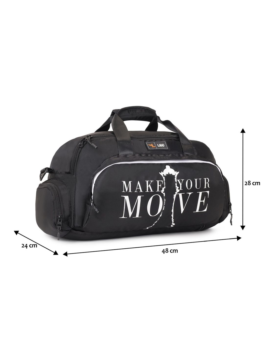 Ligo Bags Medium Foldable Sports or Gym Duffel Bag-picture-38