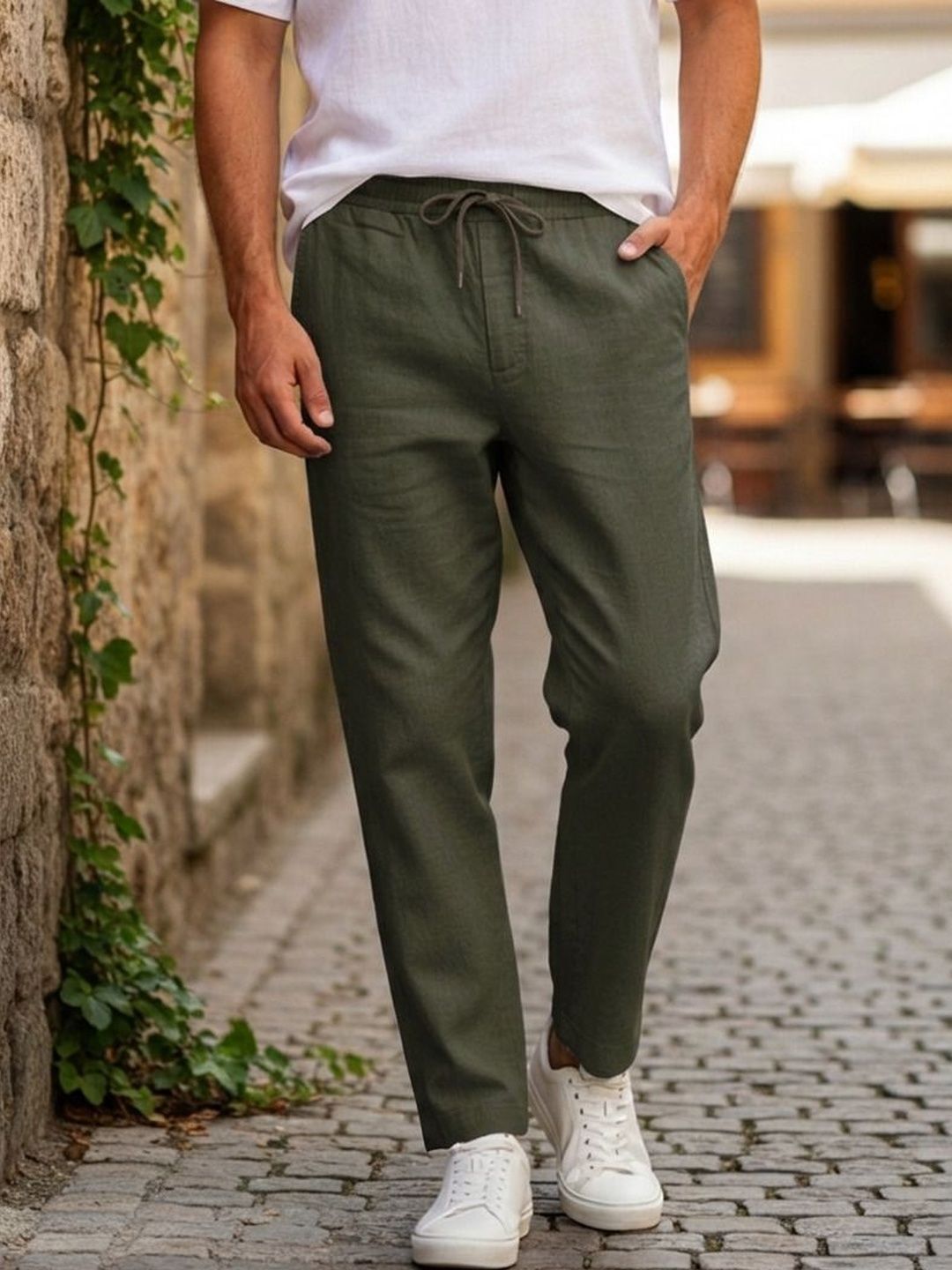 WINSUNITY Men Mid-Rise Trousers-picture-2