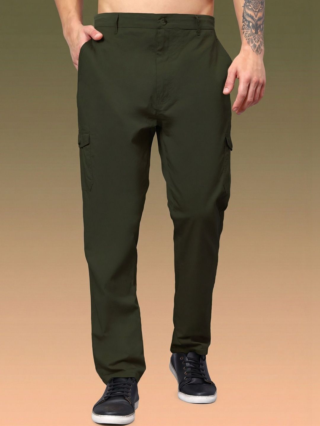 Roadster Relaxed Cargos Trousers-picture-25
