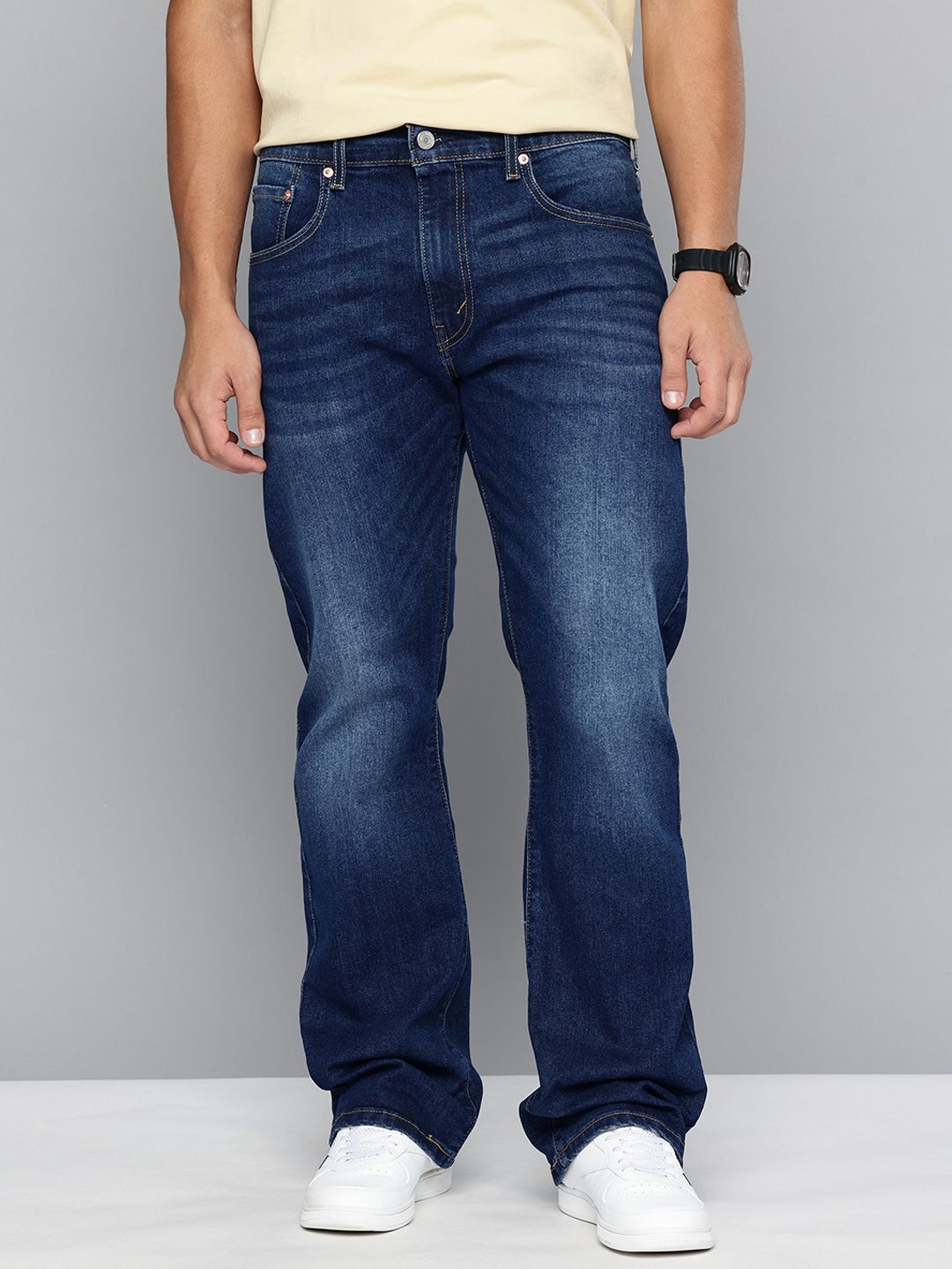 Levis Men 517 Bootcut Fit Heavy Fade Stretchable Jeans-picture-11