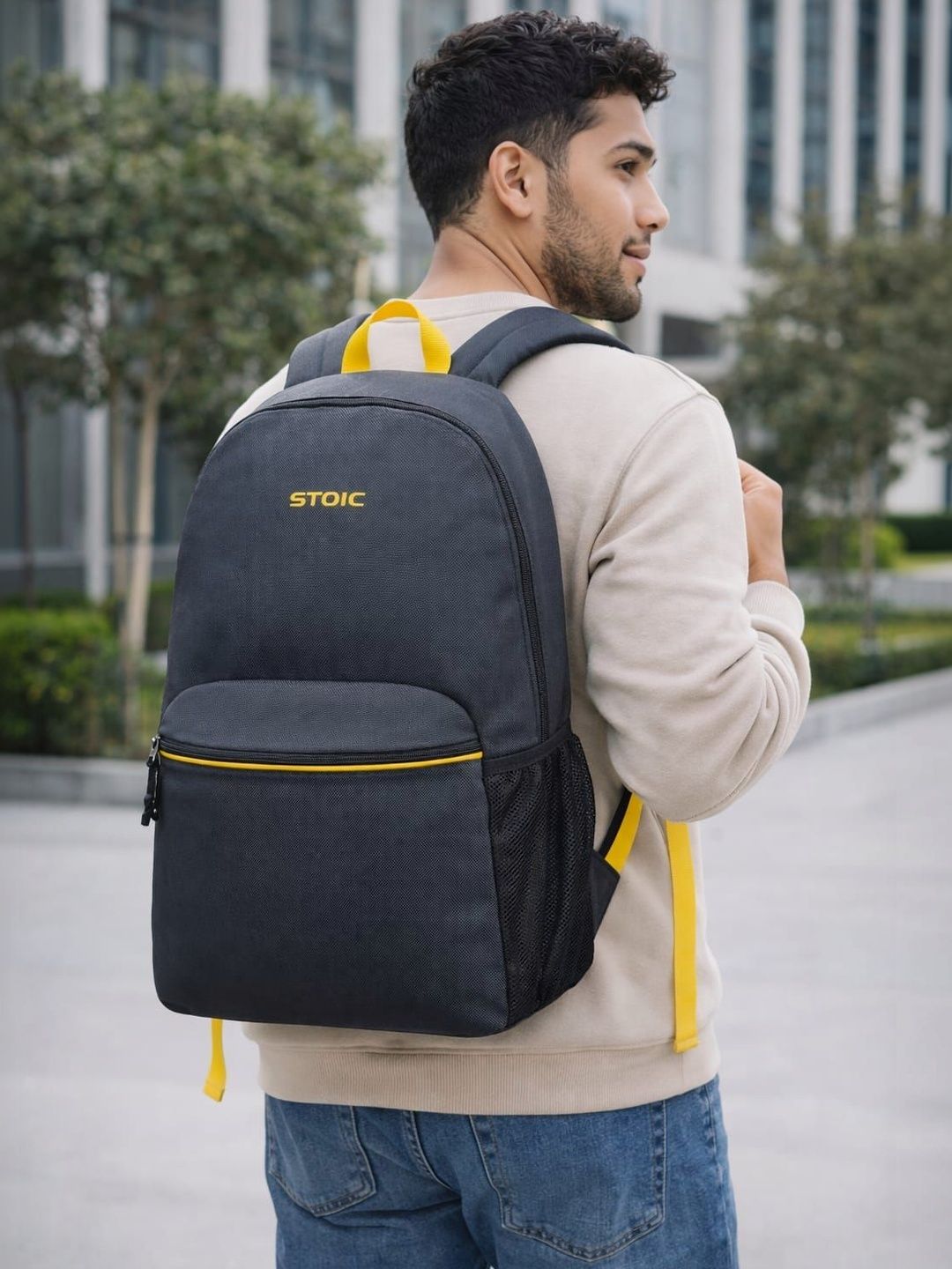 STOIC Unisex Brand Logo Backpack-picture-57