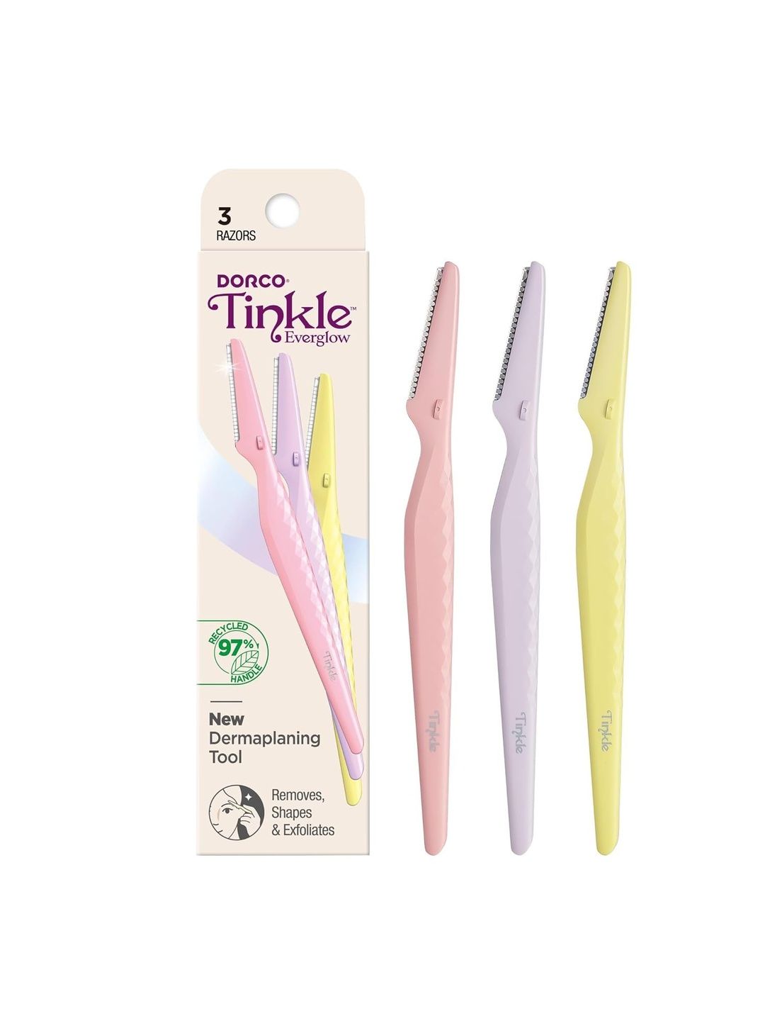 CUVLY Set Of 3 Face Razor