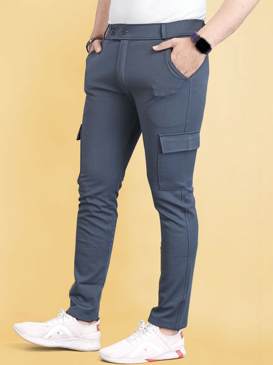 CHROVEL Men Cargos Trousers-image-38