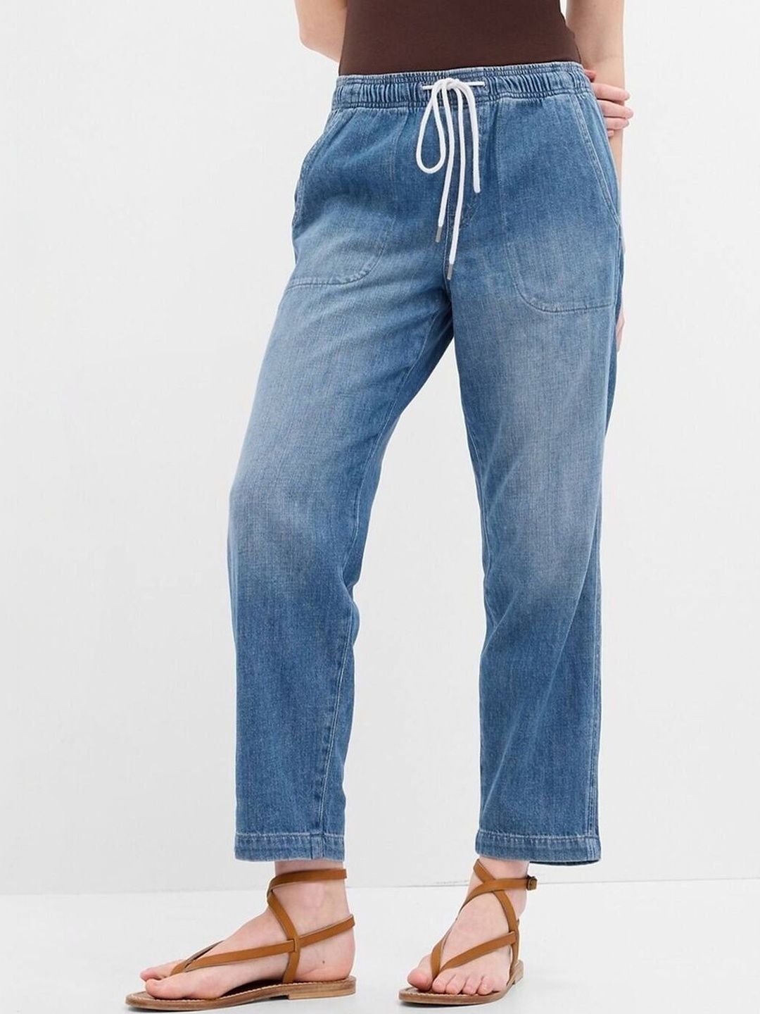 GAP Women Low Distress Loose Fit Jeans-picture-55