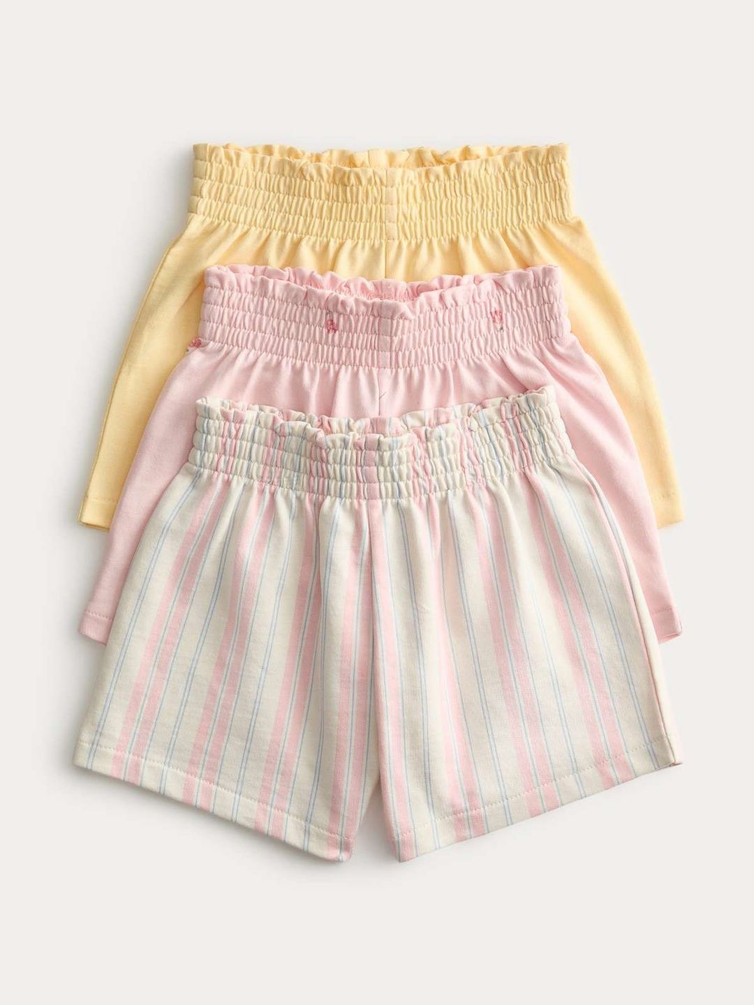 Marks & Spencer Girls 3 Pack Multi Pattern Shorts-picture-27