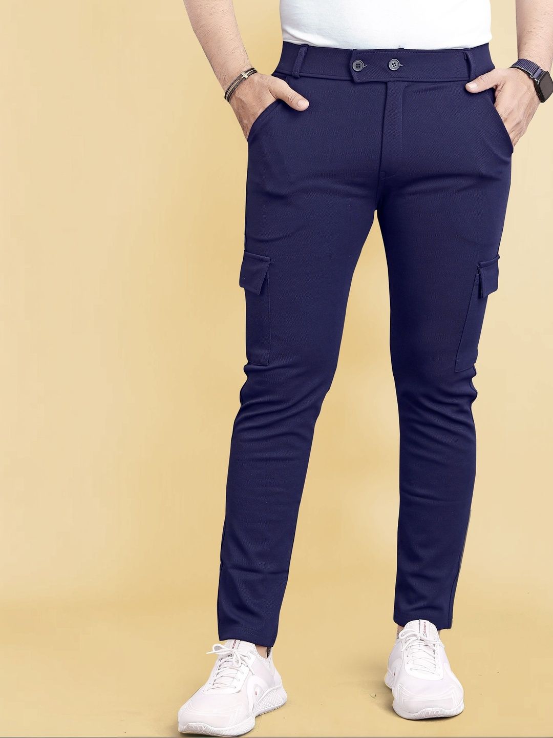 CHROVEL Men Cargos Trousers-image-41