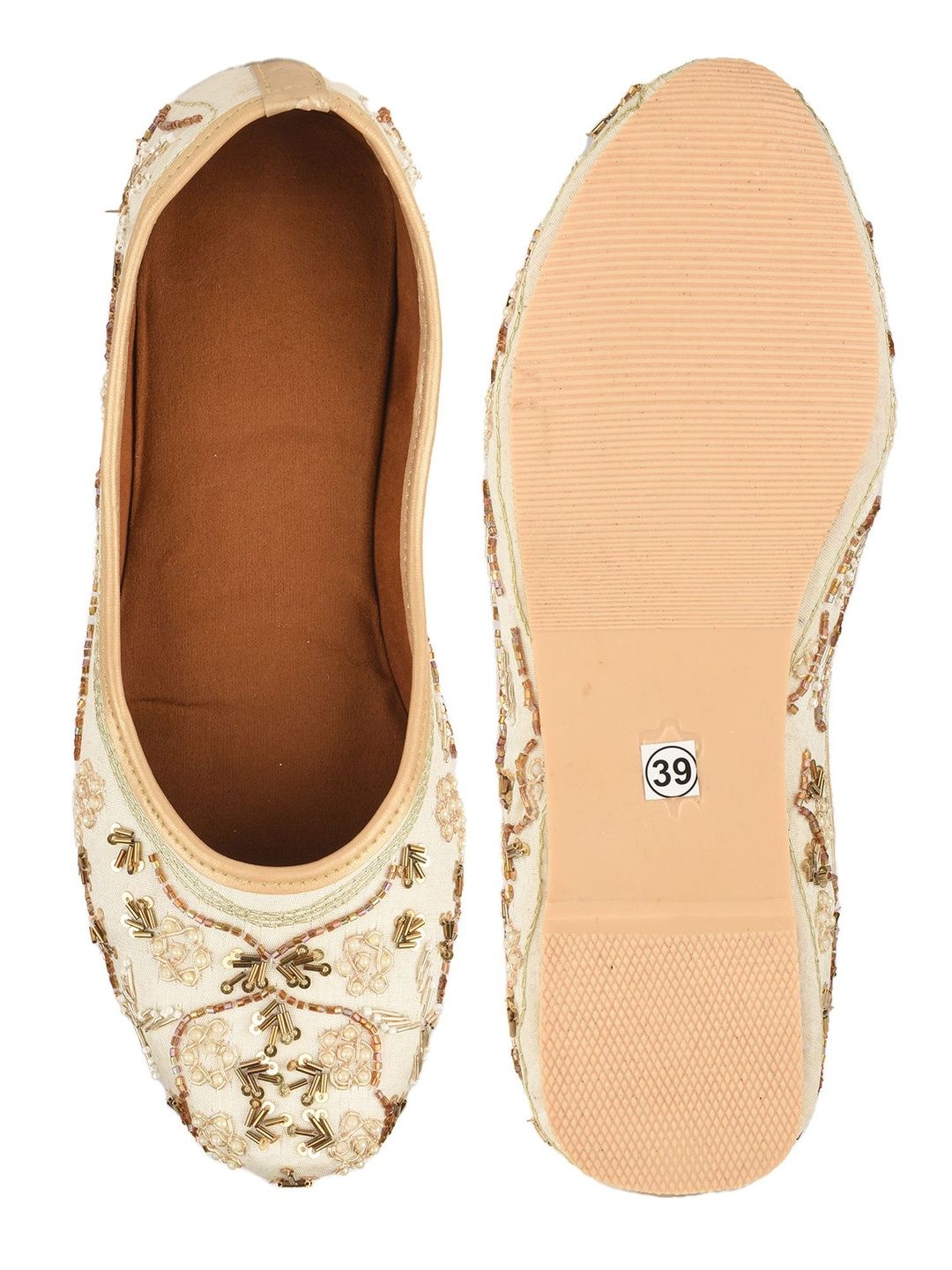 Anouk Women Party Mojaris Flats-image-17