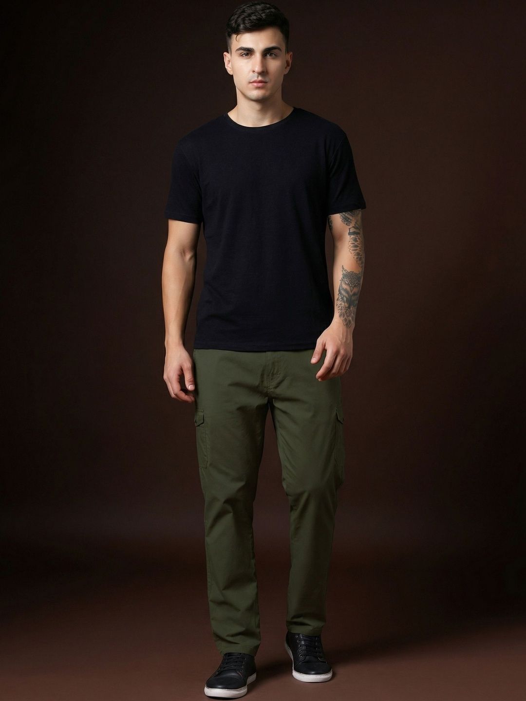 Roadster Cotton Cargos Trousers-picture-24