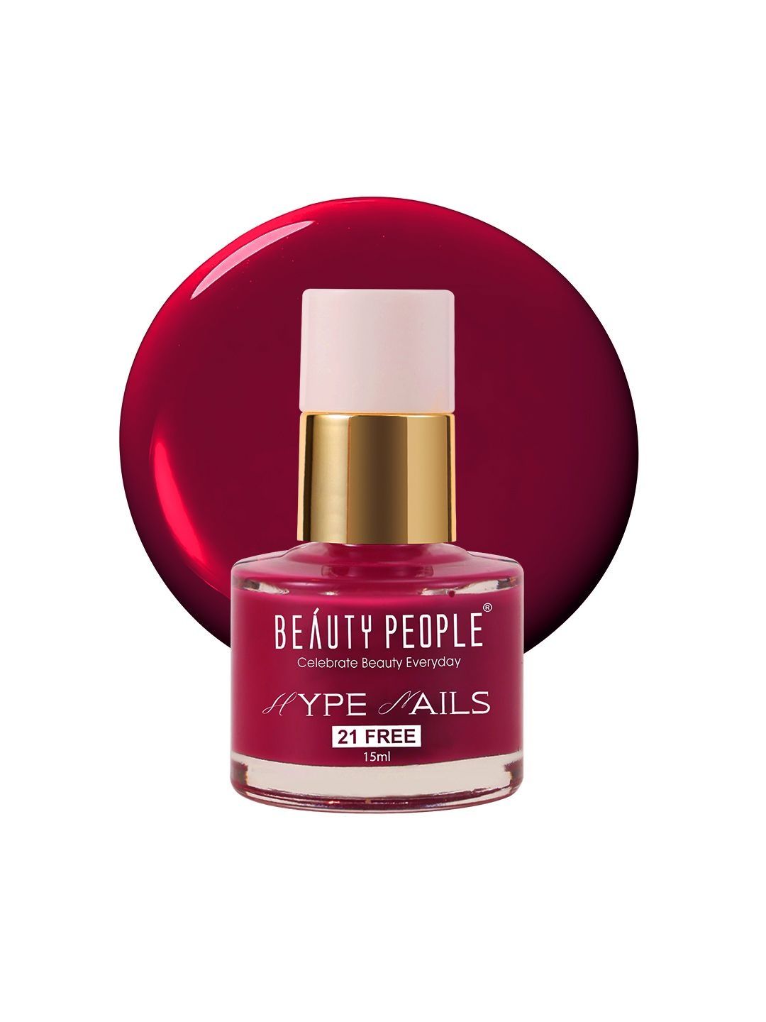 Beauty People Hype 21 Free Formula Nail Paint - 15 ml - Maple Blush 04-picture-11