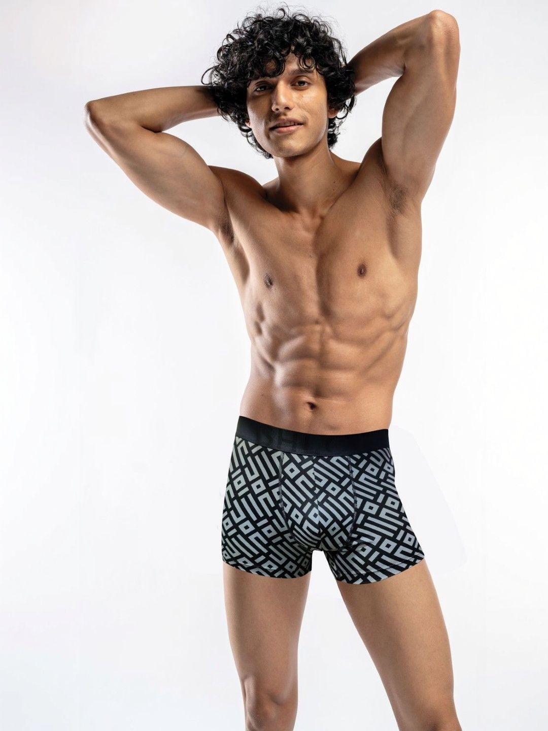 Shlots Cotton Blend Assorted Printed Trunks-image-42