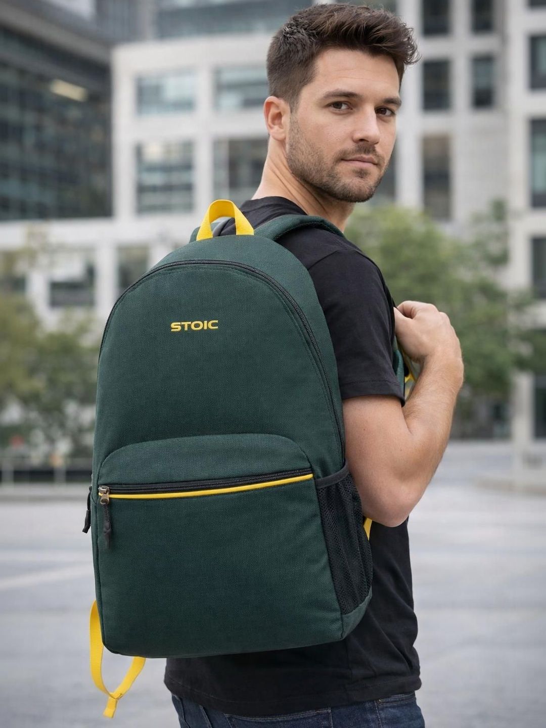 STOIC Unisex Brand Logo Backpack-picture-33