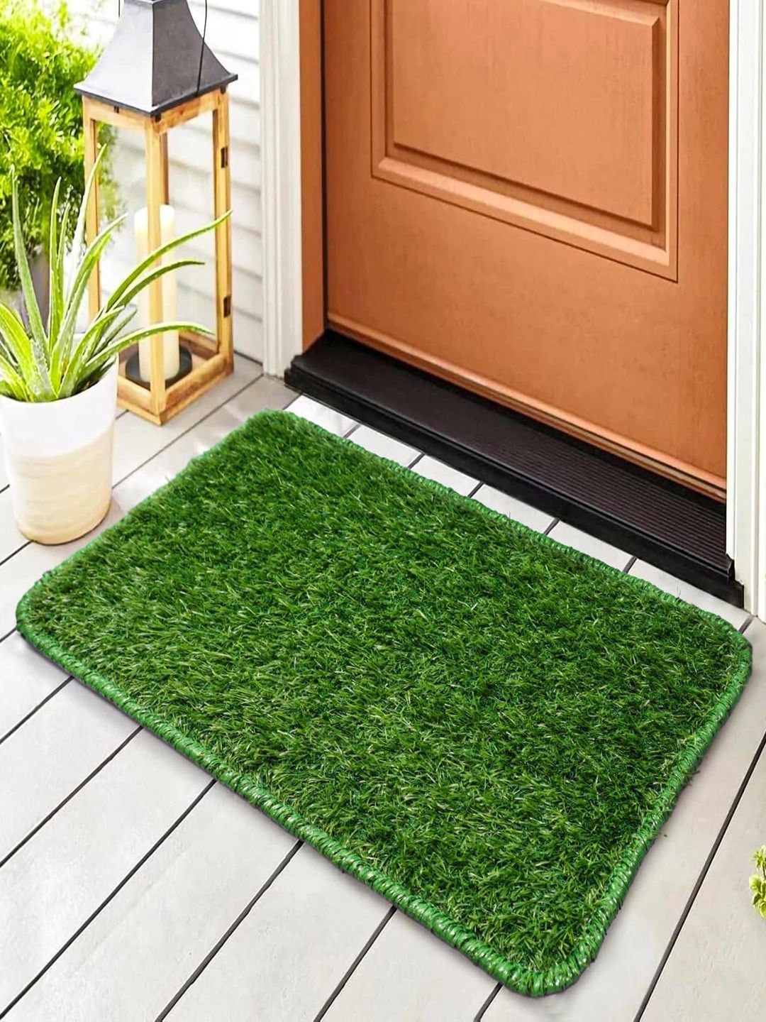 Status Green Cotton Anti-Skid Doormats-picture-23
