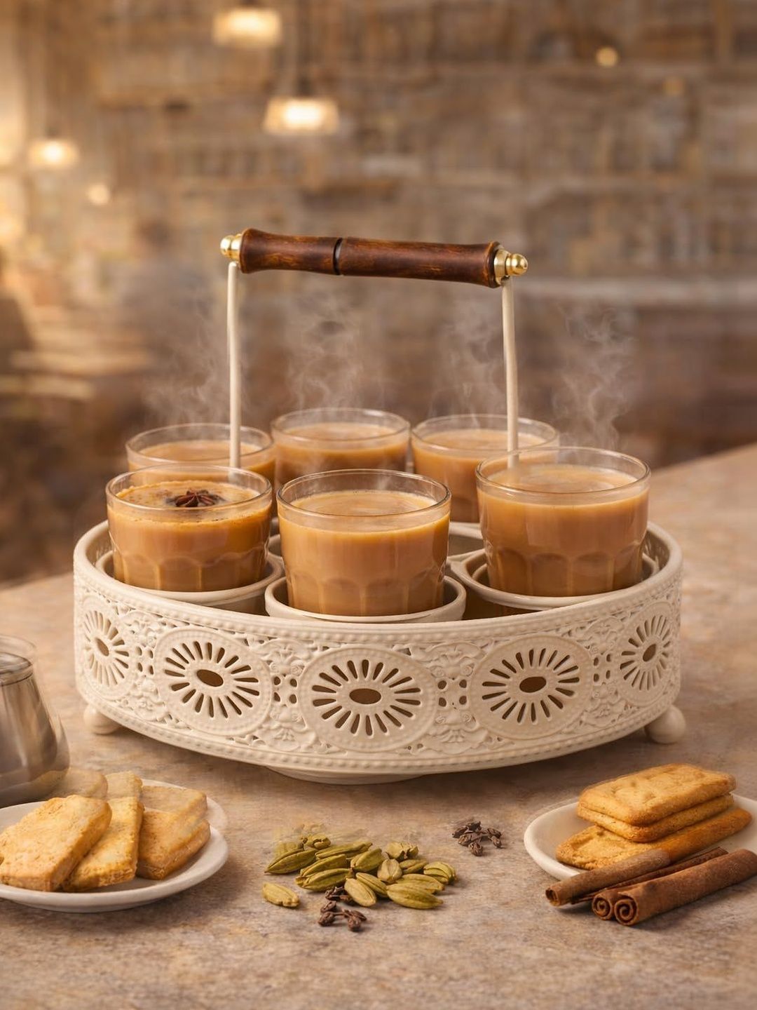 The urban home Cream-Coloured Iron Cups and Mugs Set of-picture-22