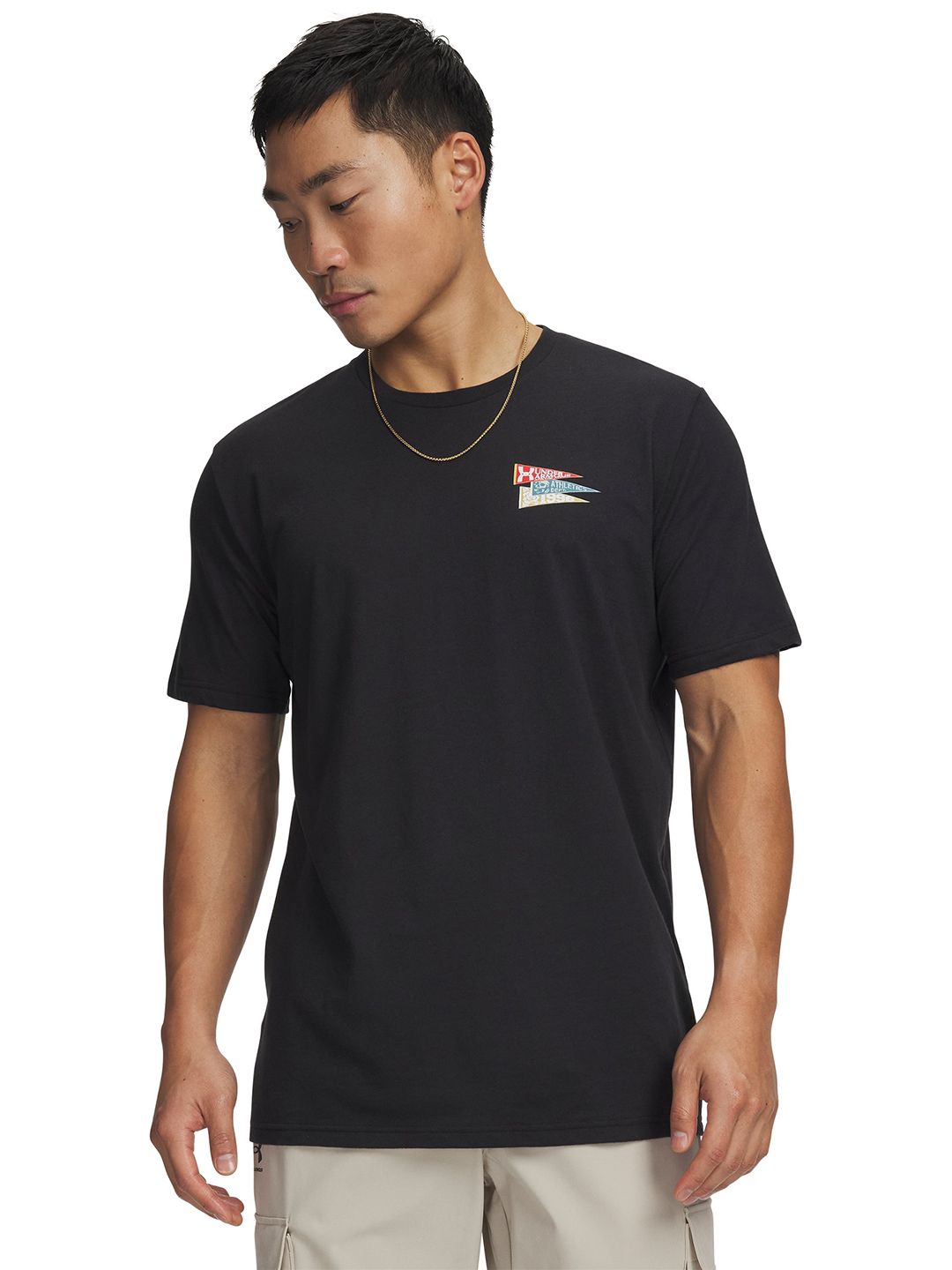 UNDER ARMOUR Brand Logo Printed Relaxed Fit T-shirt-picture-33