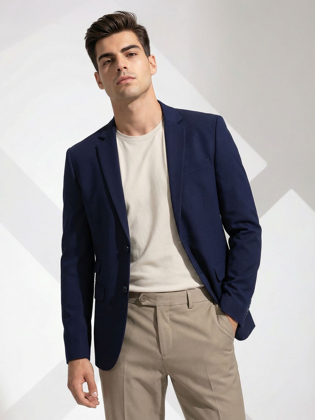 INVICTUS Single-Breasted Smart Casual Blazer-picture-56