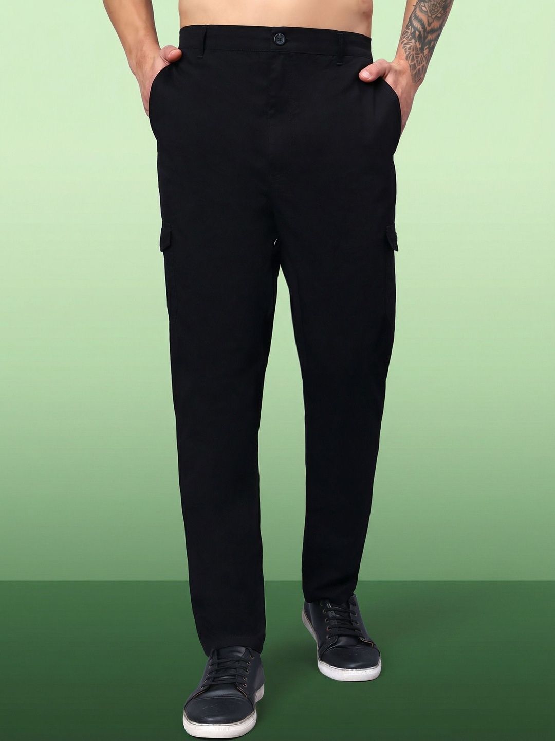 Roadster Cotton Cargos Trousers-picture-29