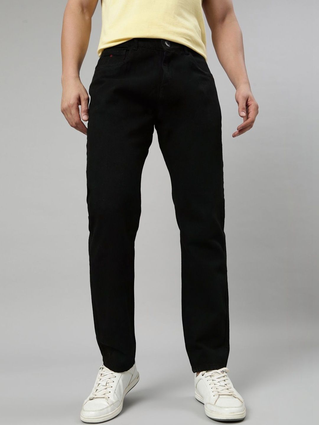 CINOCCI Men Straight Fit Mid-Rise Jeans-picture-56